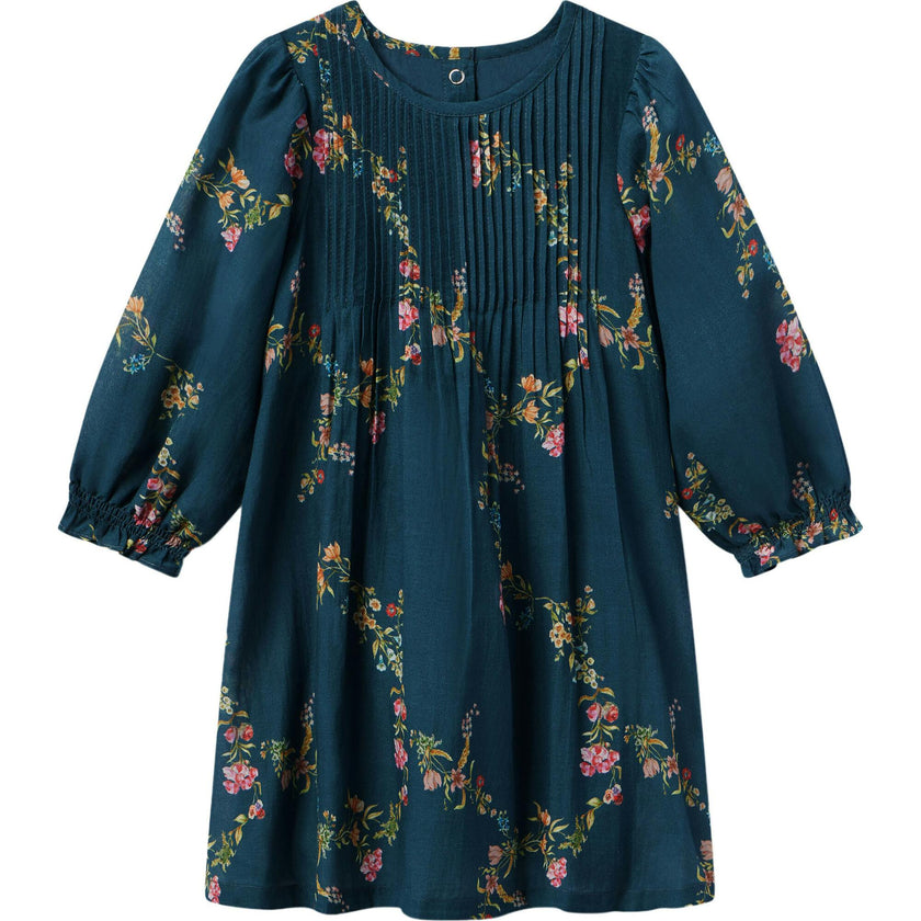 Charlotte Dress in Midnight Garden
