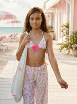 CROCHET BAG PINK BOW