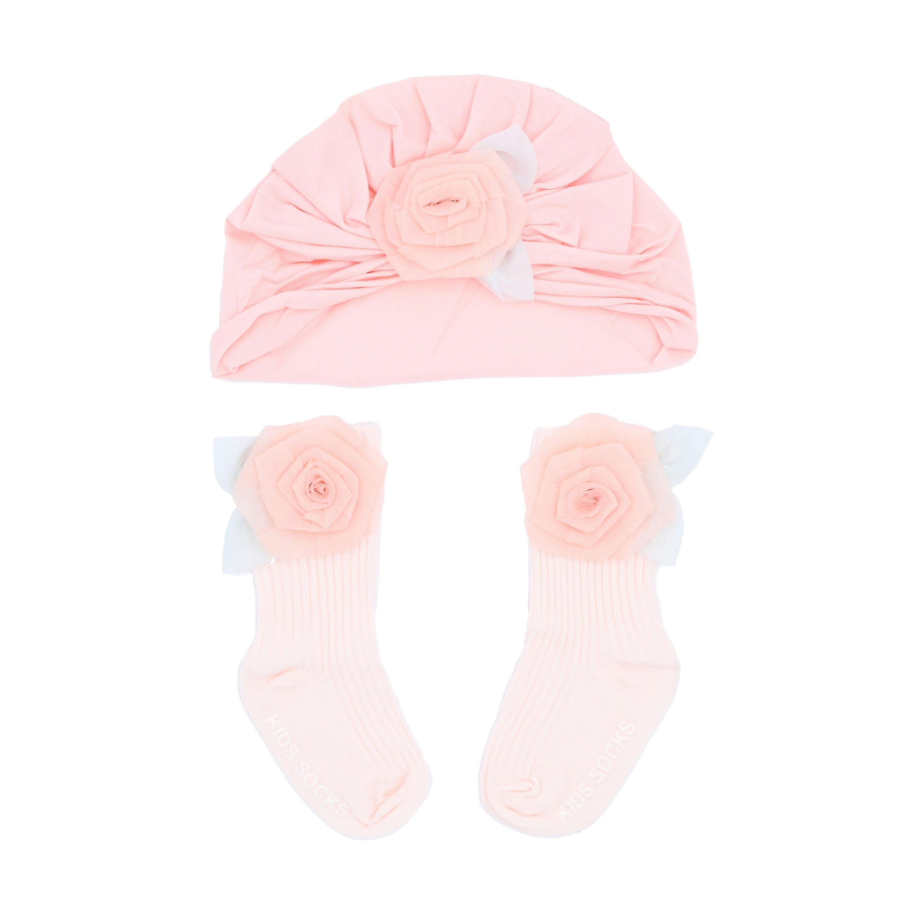 Little Bloom Hat and Sock Gift Set