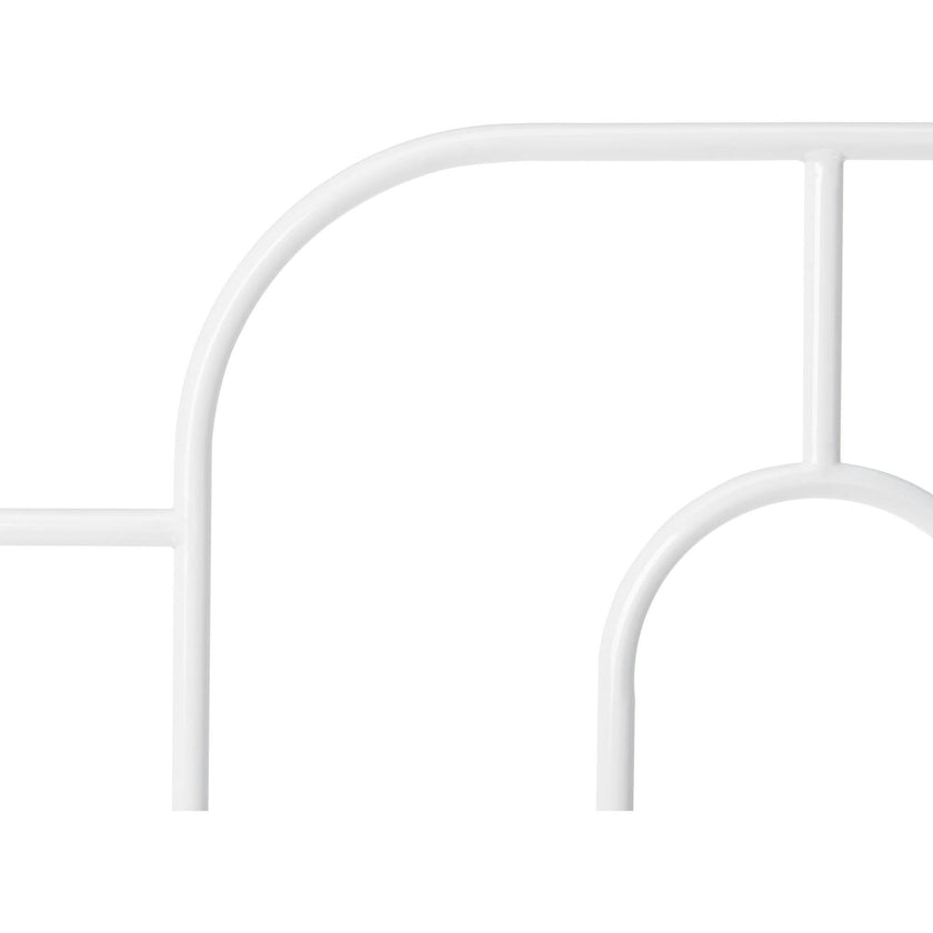 Paloma Metal Retro Headboard, White