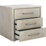 Rosey 3 Drawer Nightstand