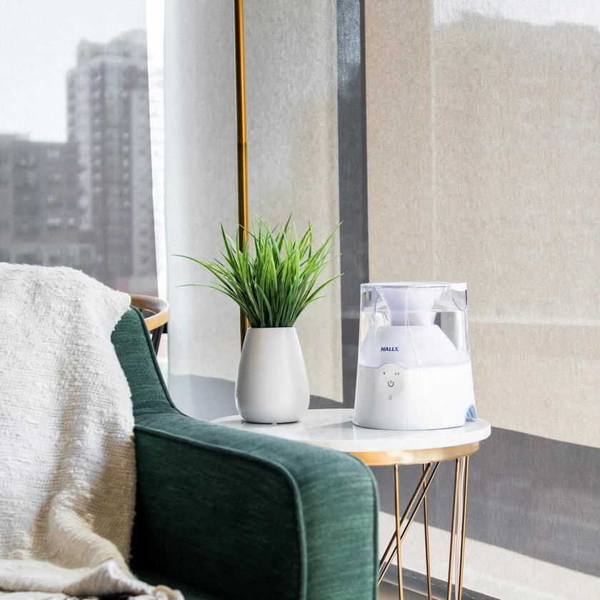 HALLS® 2-in-1 0.5 Gal. Warm Mist Humidifier & Steam Inhaler