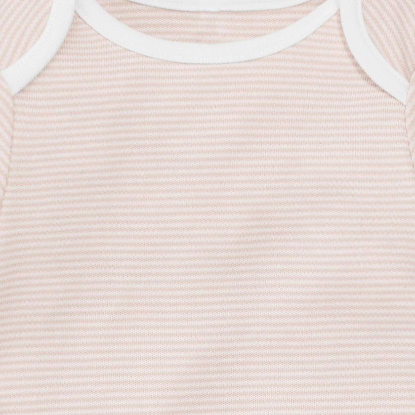Long Sleeve Bodysuit - Blush Stripe