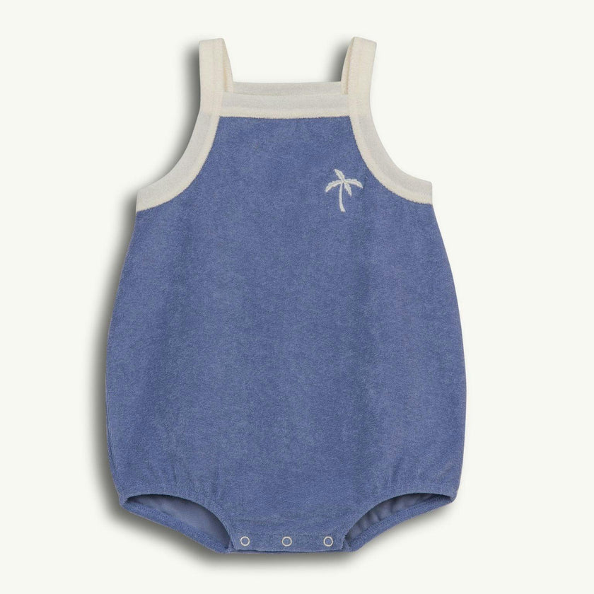 children's terry romper - berry breeze