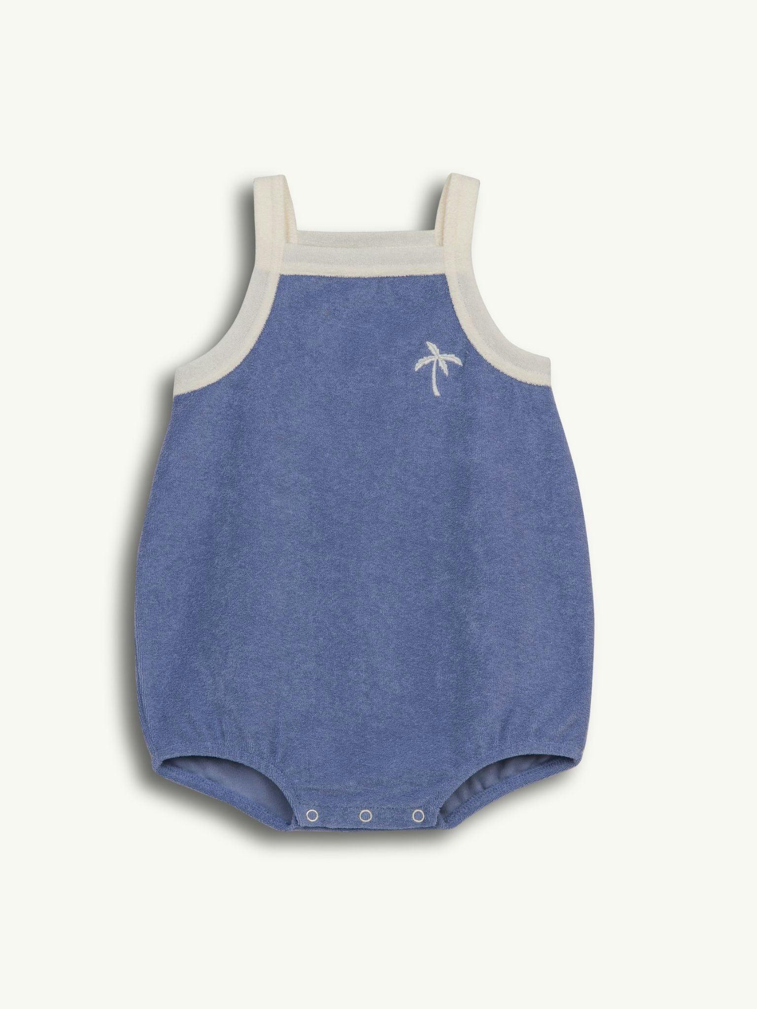 children's terry romper - berry breeze