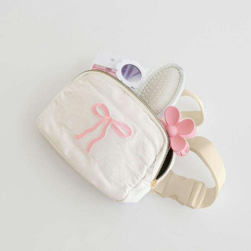 Coquette Bow Patch Belt Bag