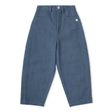 Organic Twill Barrel Pants - Navy
