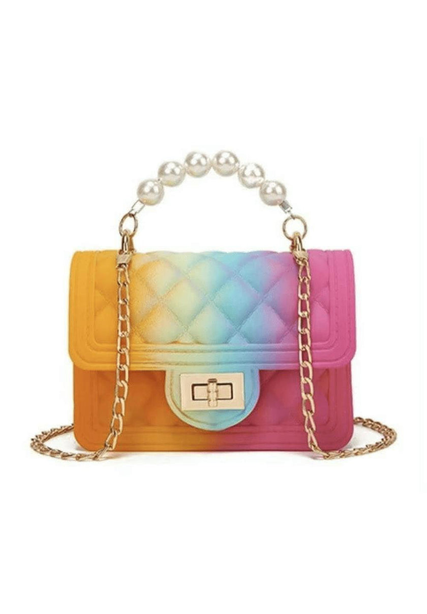 Mini Tie Dye Coco & Pearls Purse