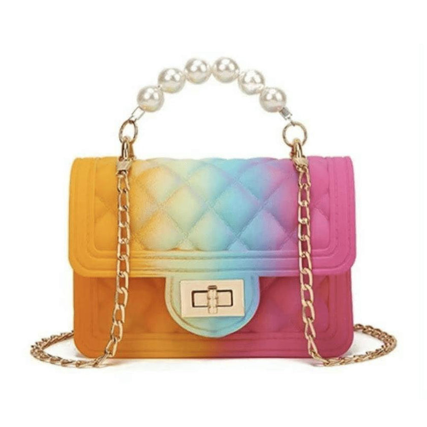 Mini Tie Dye Coco & Pearls Purse