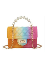 Mini Tie Dye Coco & Pearls Purse