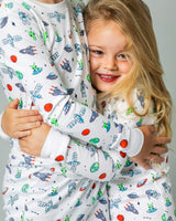 The Organic Long Sleeve Pajama Set [Aliens and Astronauts]