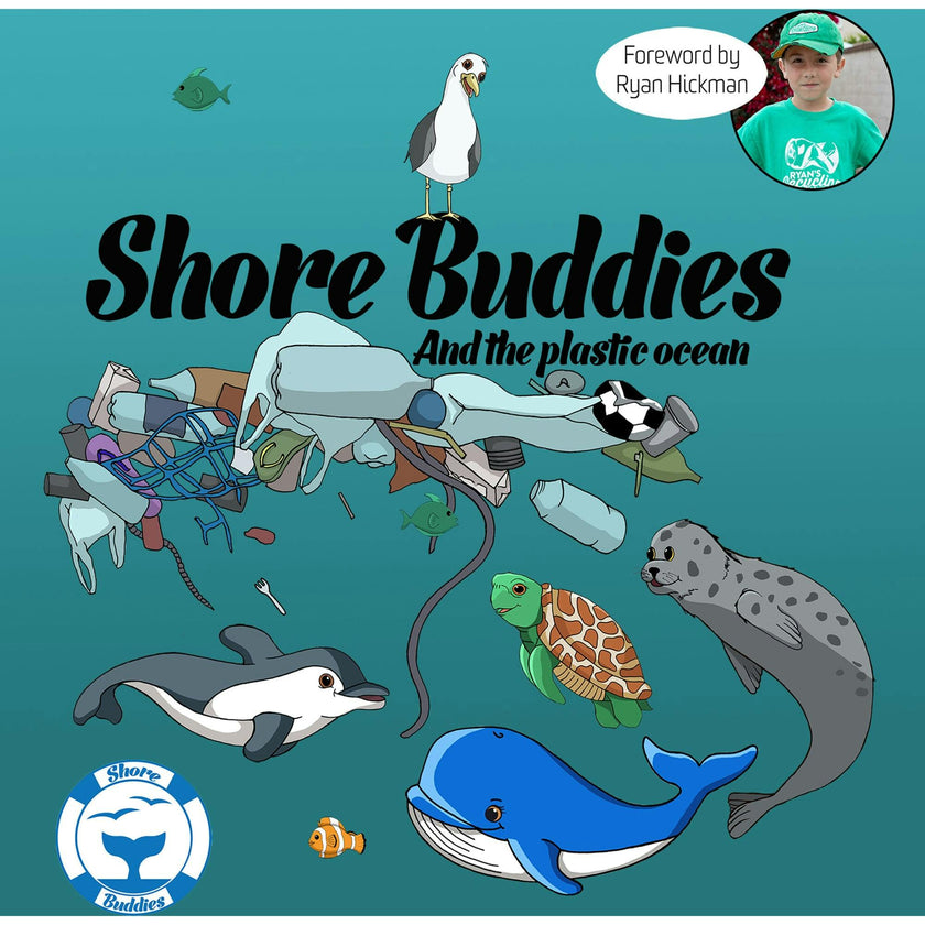 Shore Buddies & the Plastic Ocean Children's Hardcover Picture Book About Plastic Pollution