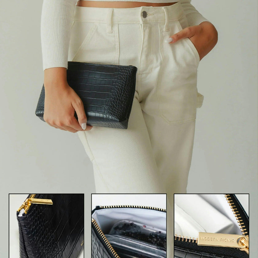 Women's Vegan Leather Snacker Pouch