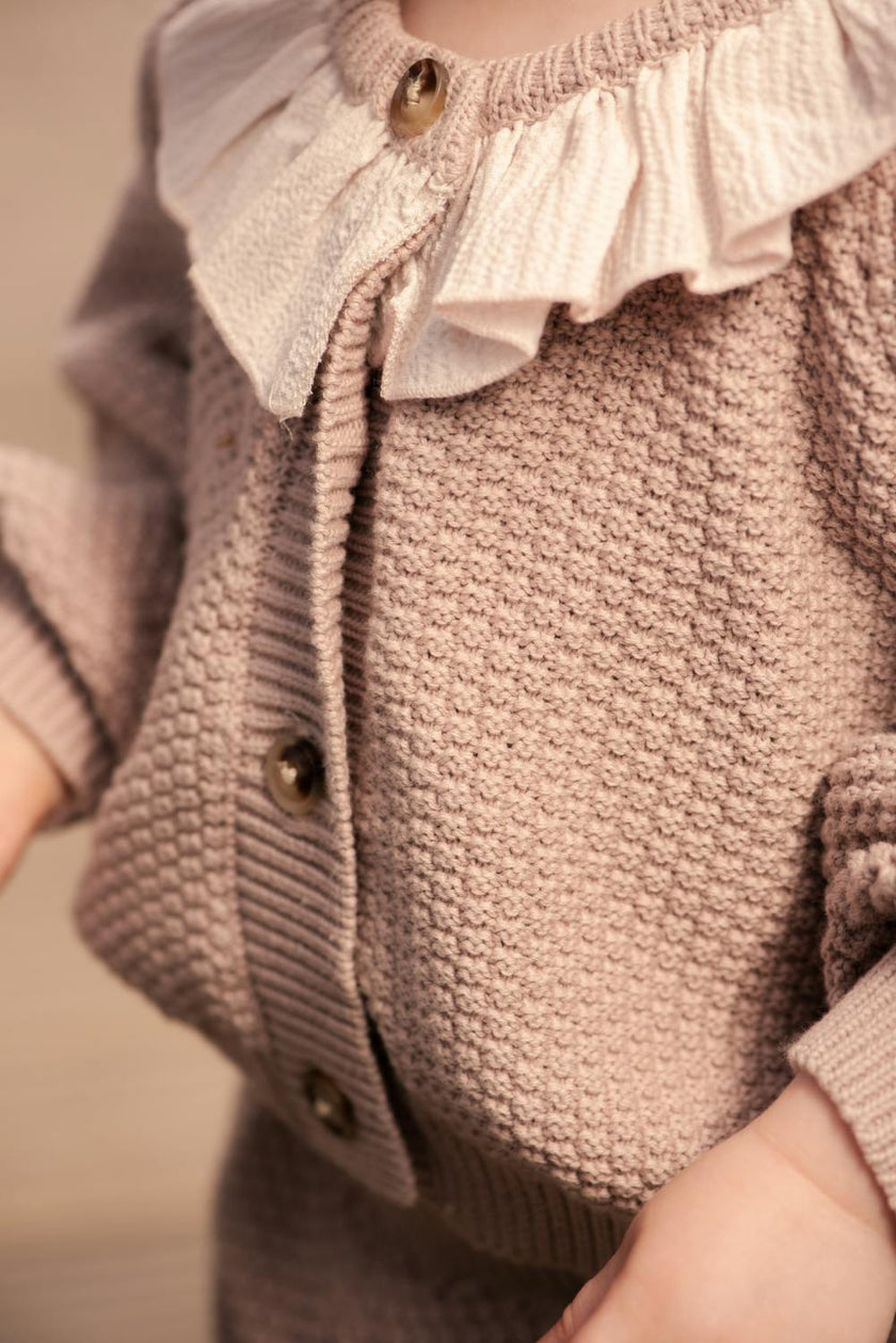 Veertje Cardigan | Plum