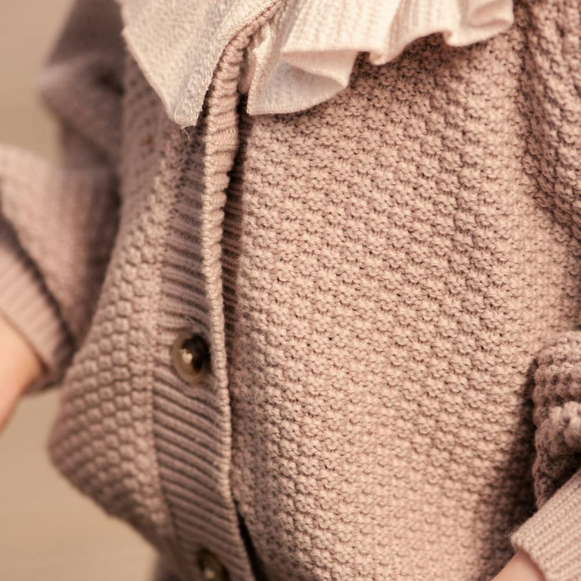 Veertje Cardigan | Plum