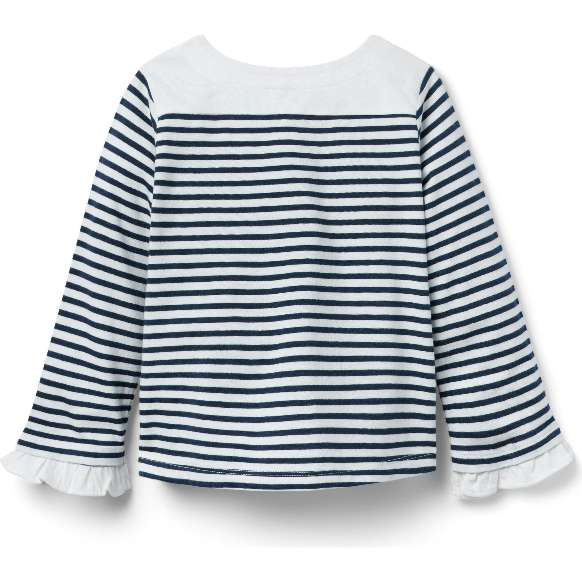 Striped Bell Sleeve Top