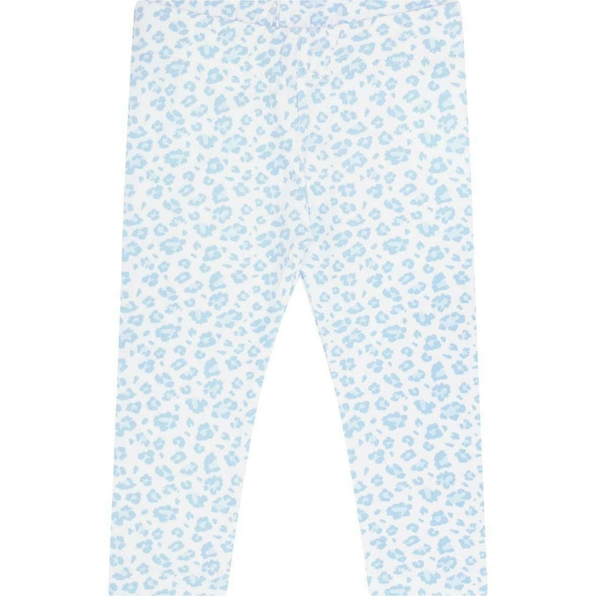 Blue Cheetah Tee-Leggings Set