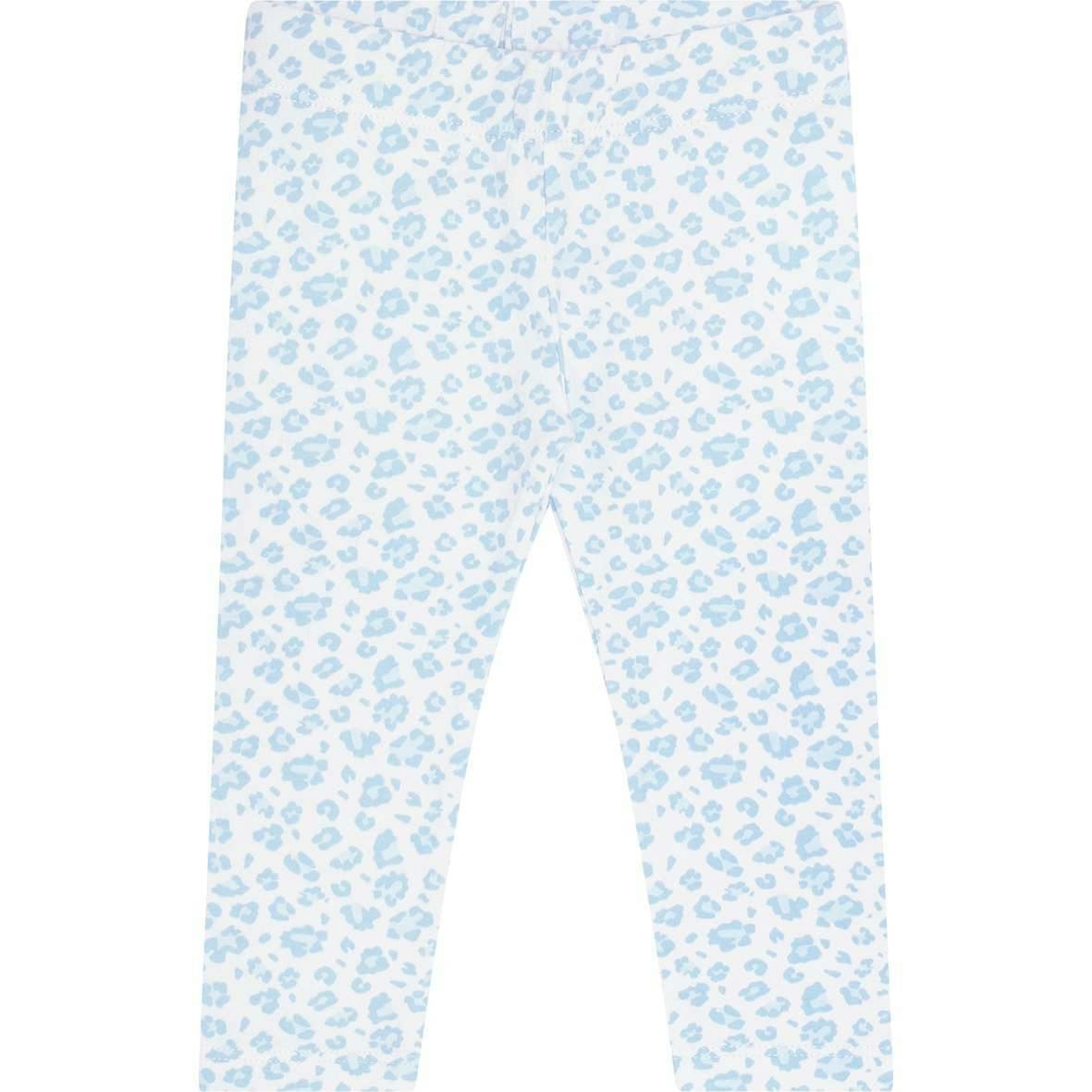Blue Cheetah Tee-Leggings Set