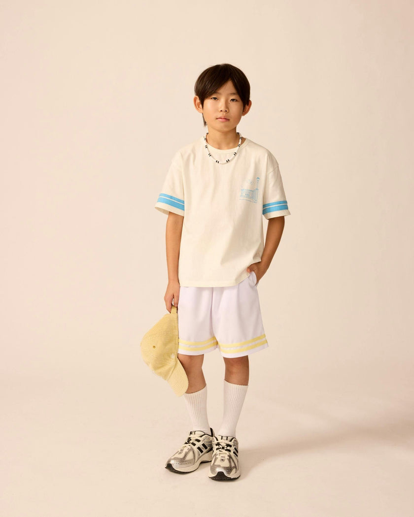 Basketball Shorts in Lemonade Trim