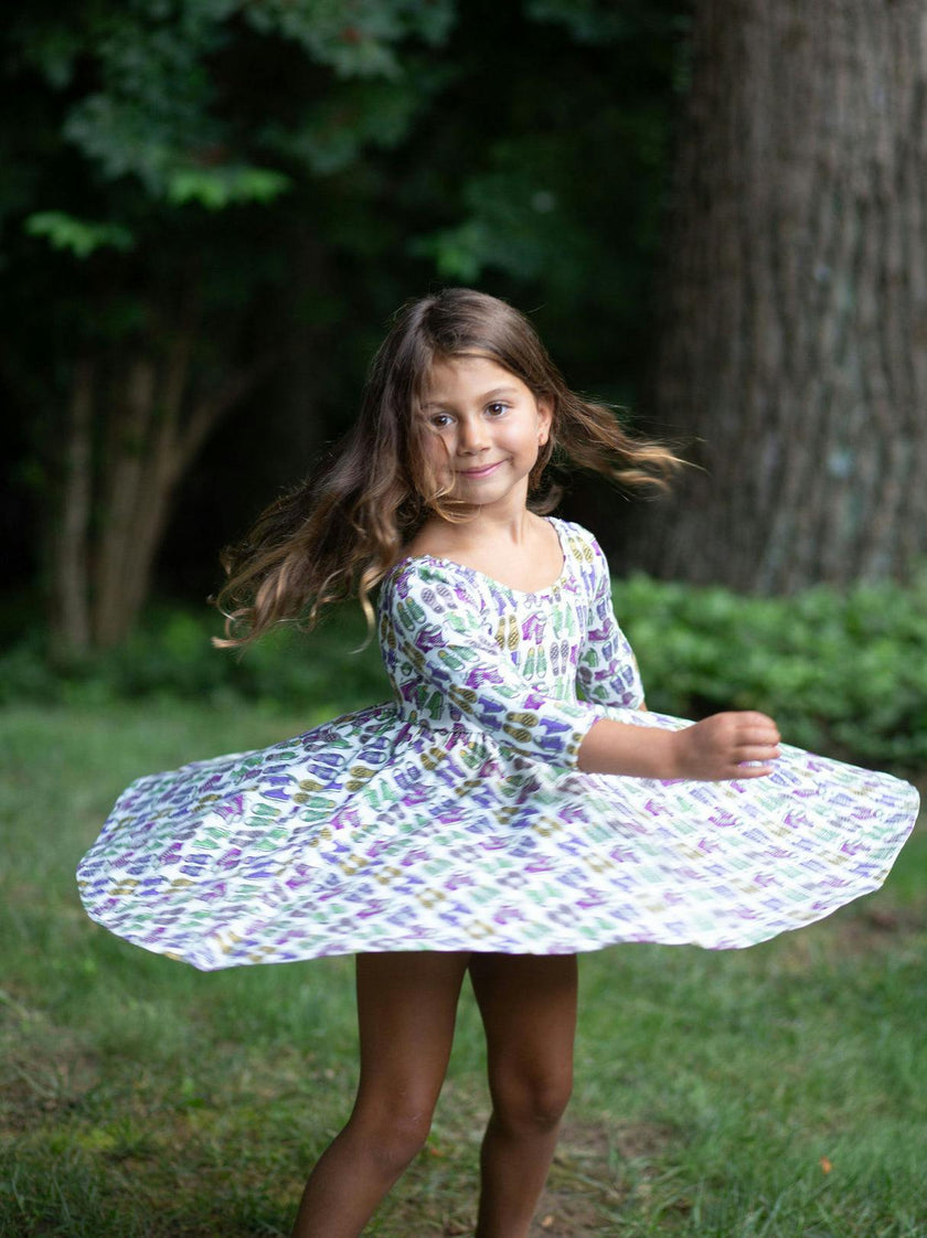 Twirly Dress in Sneakers