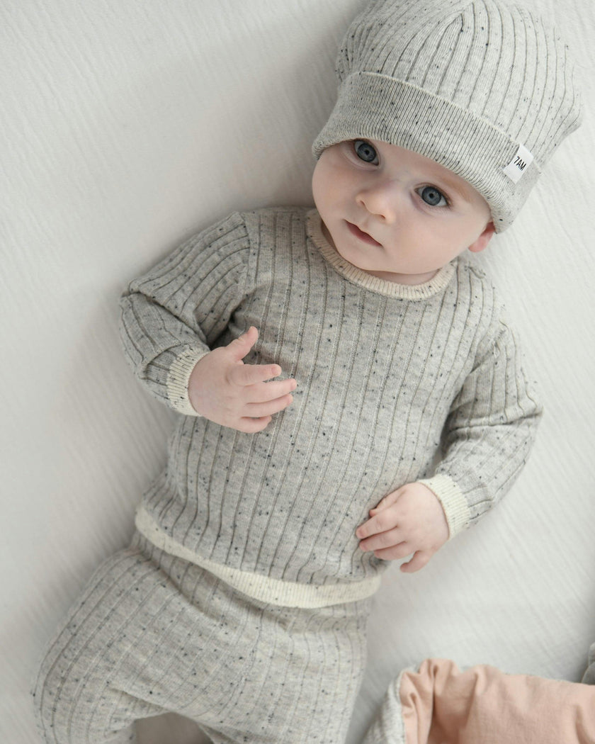 Cotton Beanie - Ribbed