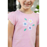 Knit Top With Flowers