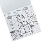 Carry Along! Coloring Book and Crayon Set - On Safari - Set of 9 Crayons