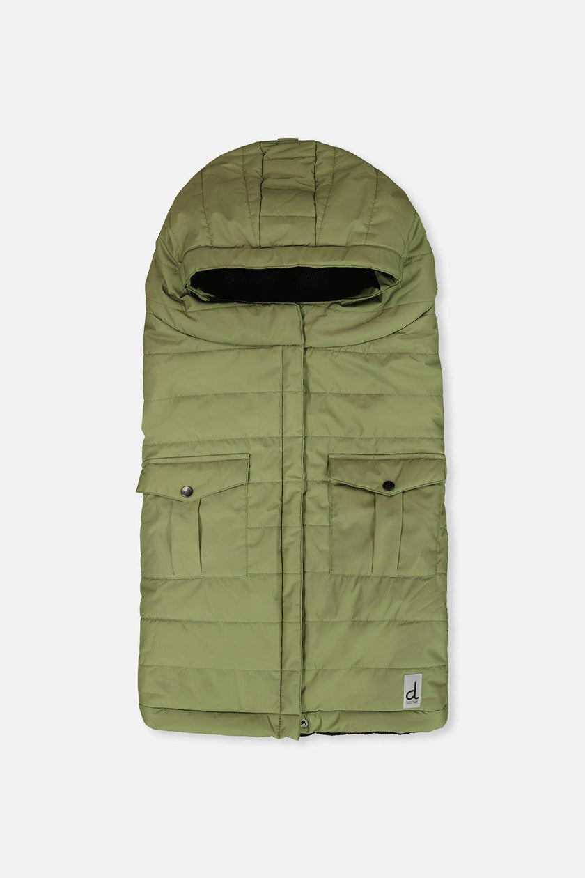 Evolutive Footmuff For Car Seats and Strollers Olive Green
