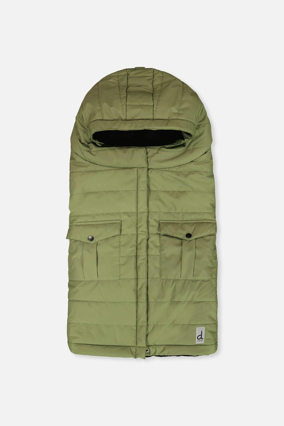 Evolutive Footmuff For Car Seats and Strollers Olive Green
