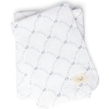 Rocking Print Swaddle Blue Mist