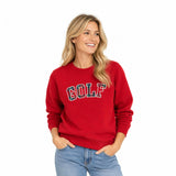 Adult Plaid GOLF Sweatshirt