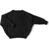 BIG KID CHUNKY KNIT SWEATER | SHADOW