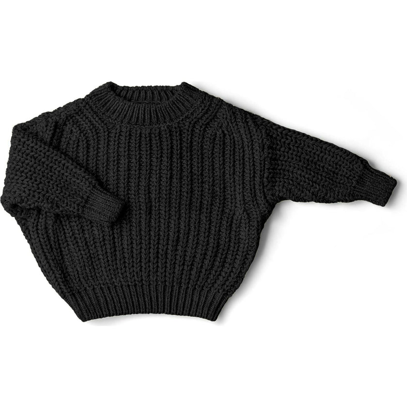 BIG KID CHUNKY KNIT SWEATER | SHADOW