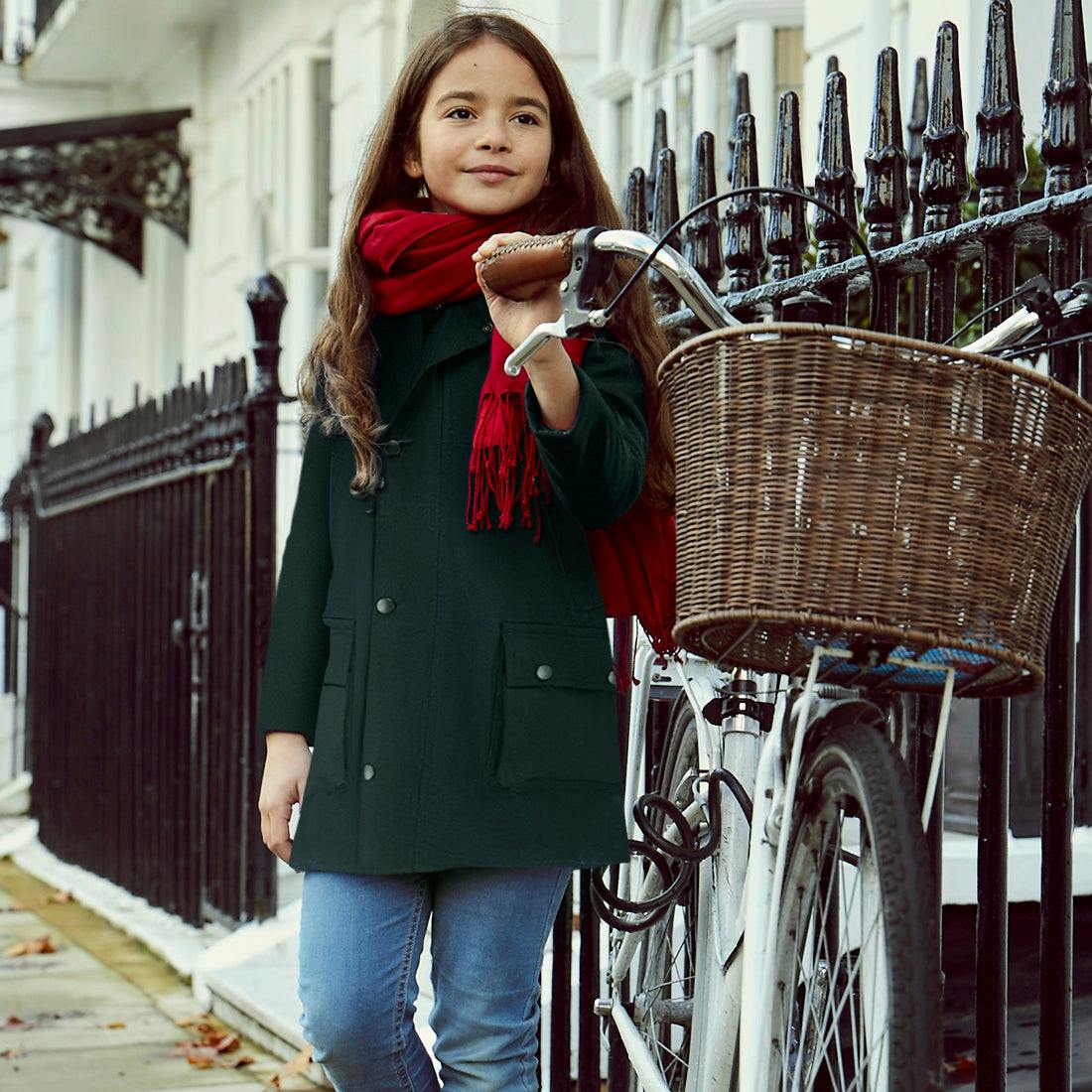 Ebury Padded Wax Jacket - Racing Green