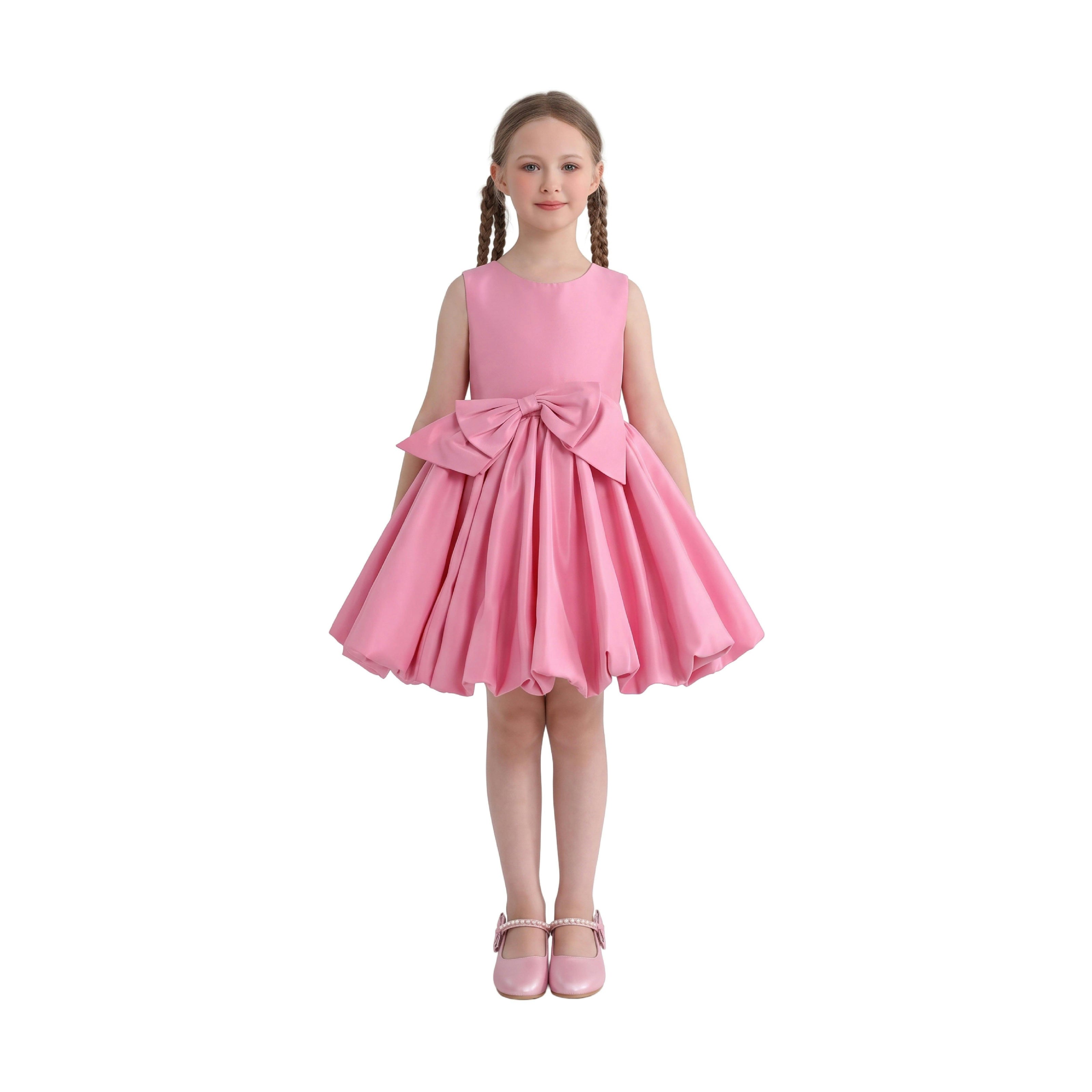 Rose Kalina Tulle Pleated Dress