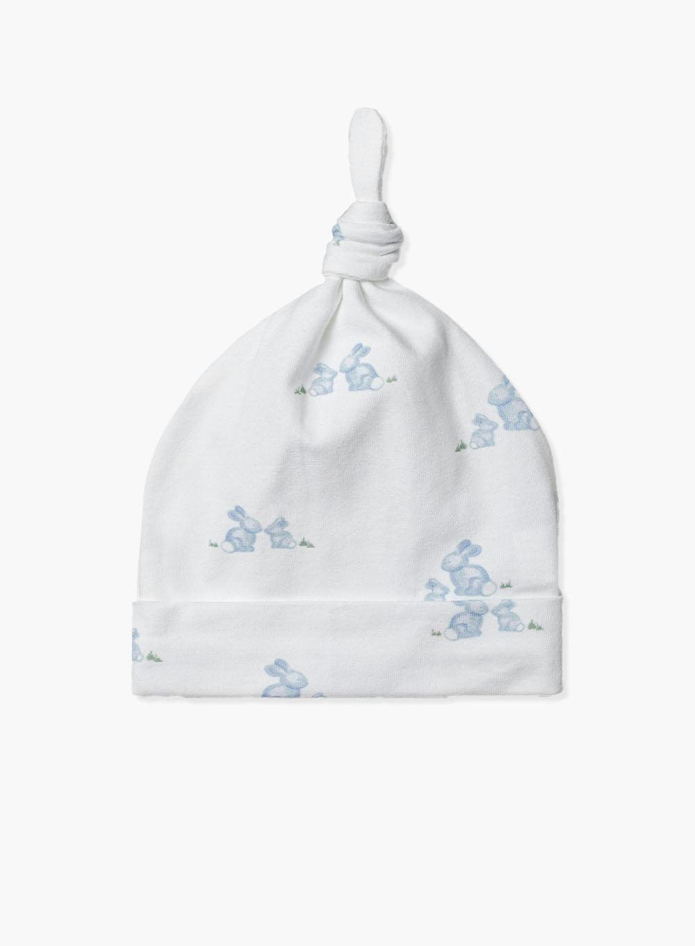 Baby Hat in Pale Blue Bunny
