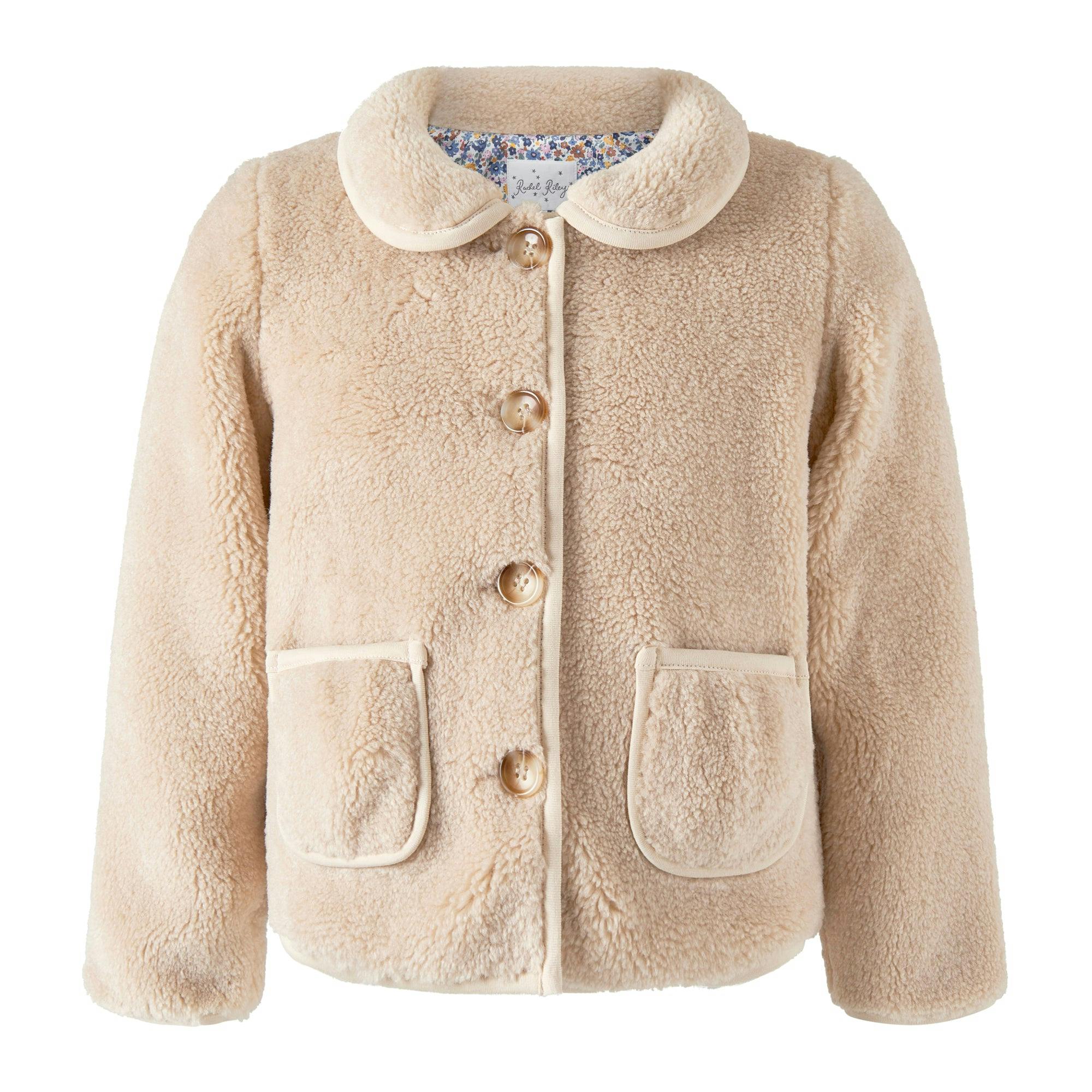 Cream Shearling Jacket