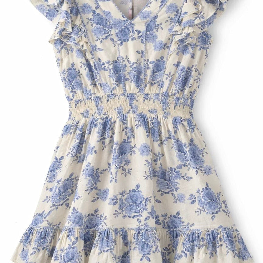Sena Dress in Blue Reverie