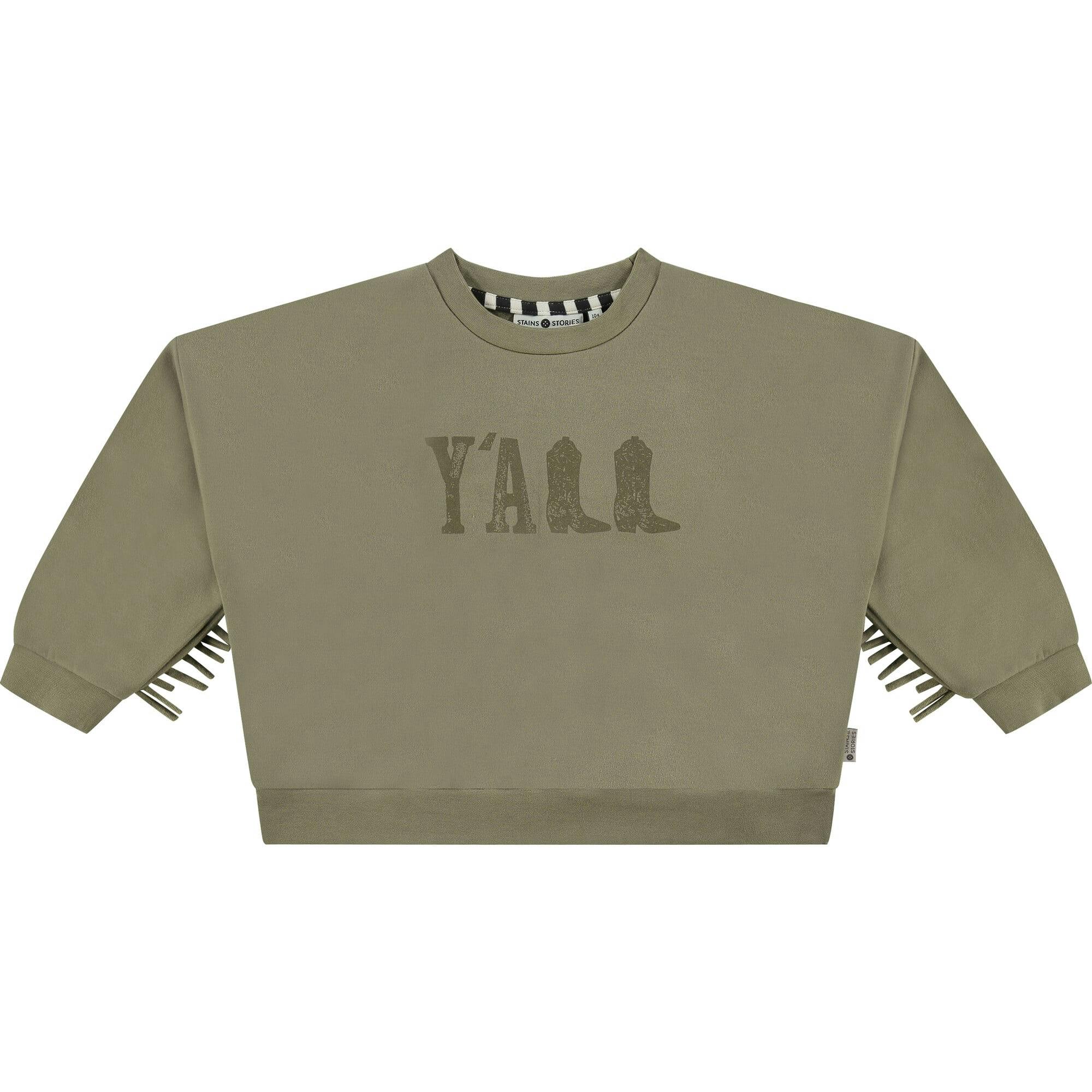 Y'ALL Crew Neck Pullover Sweatshirt