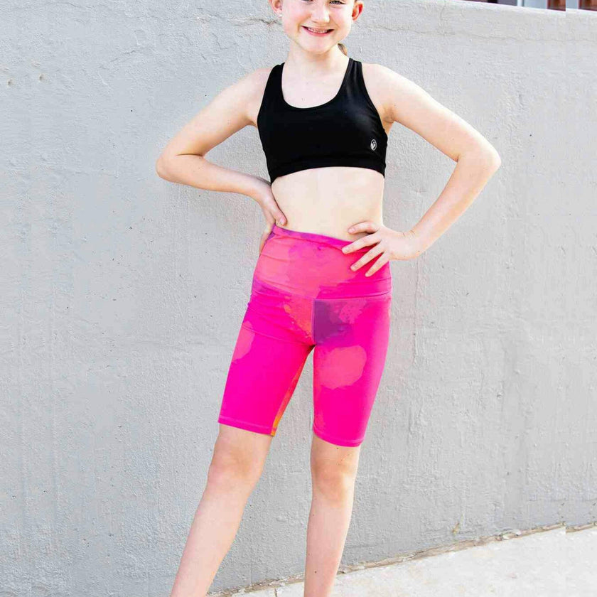 Andy - Printed Activewear Bike Shorts