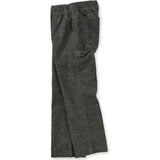 Denim-Like Carpenter Pants, Black