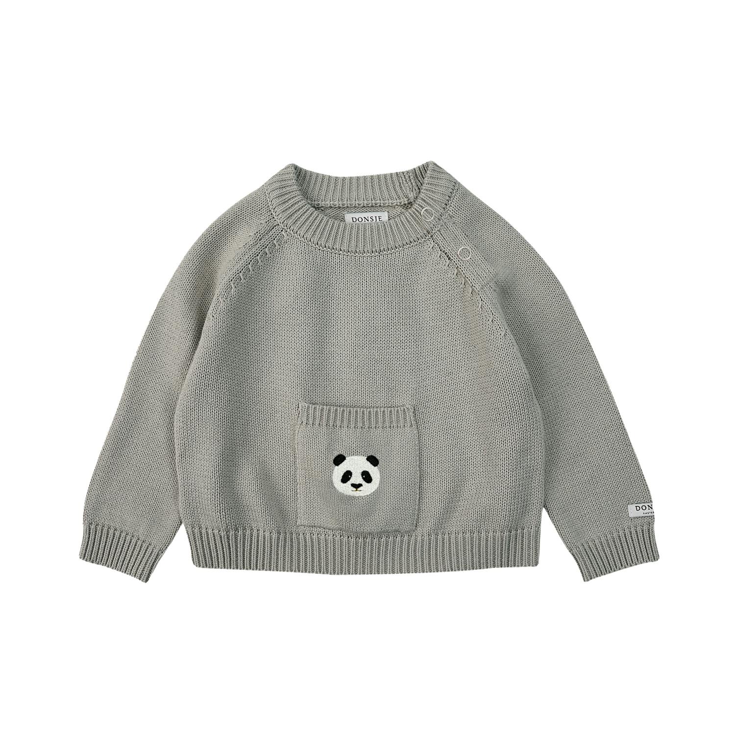 Loeke Sweater | Panda | Silver Grey