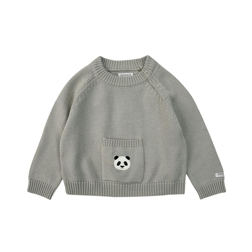 Loeke Sweater | Panda | Silver Grey