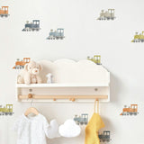 Train Engines • Peel-and-Stick Wall Decals