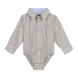 Infant Boy Chambray Button-down Shirtzie