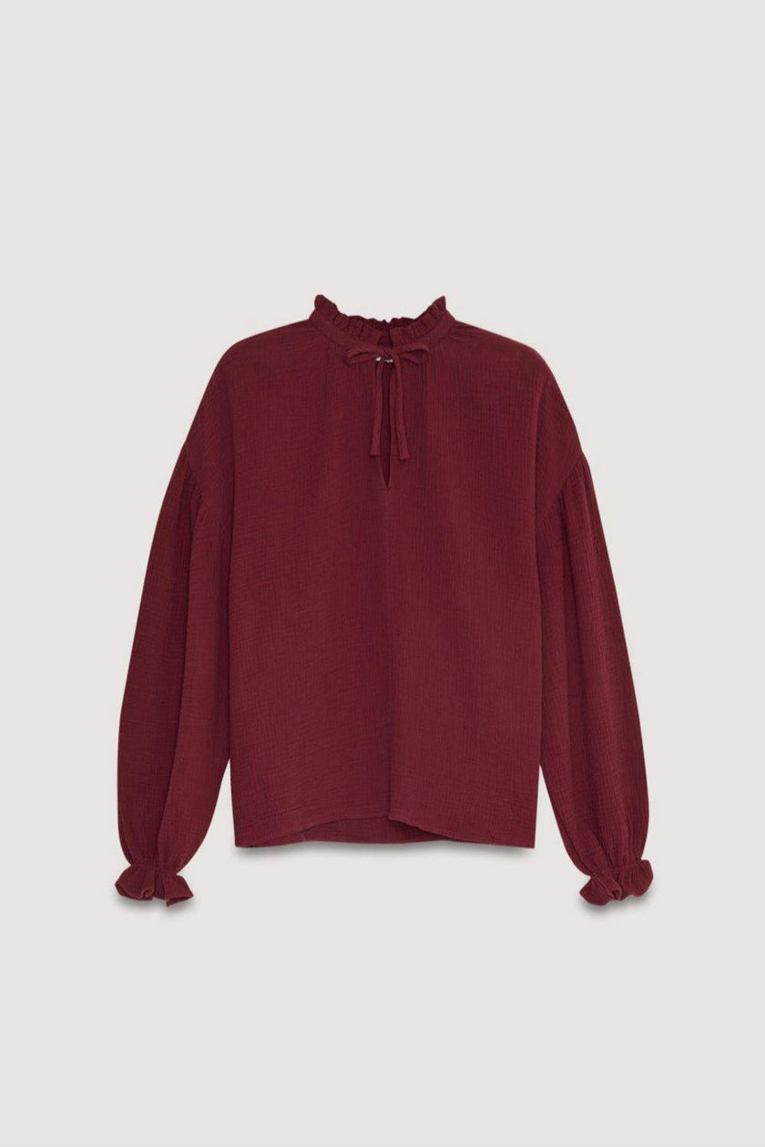 Olivia Woman Blouse Plum Fantasy_Sampling