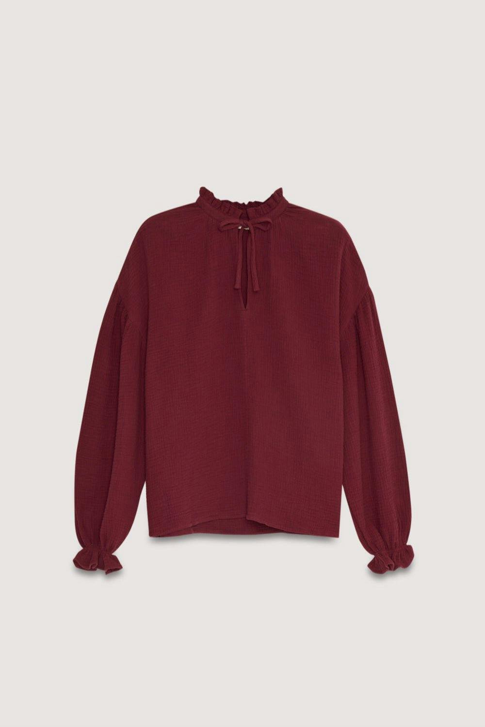 Olivia Woman Blouse Plum Fantasy_Sampling