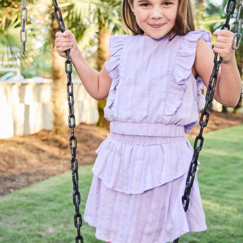 Parker Skort Purple/Gold