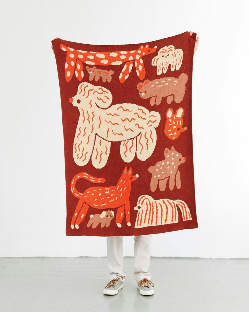 Bow Wow Knit Midi Blanket