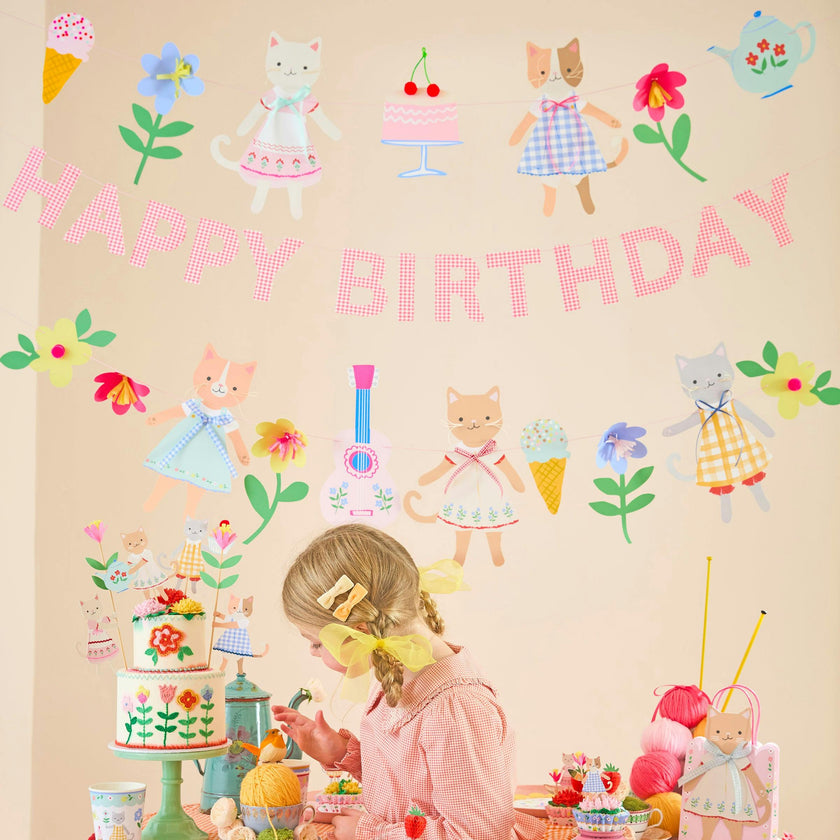 Kitten Club Garland Set